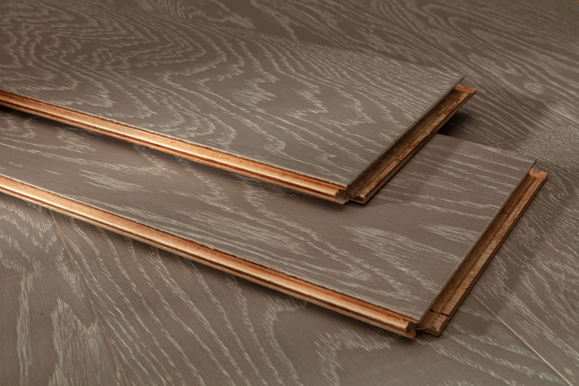 Композитный пол из массива дерева, натуральный дуб, орех, тик, многослойный шпон из массива, искусственный деревянный пол