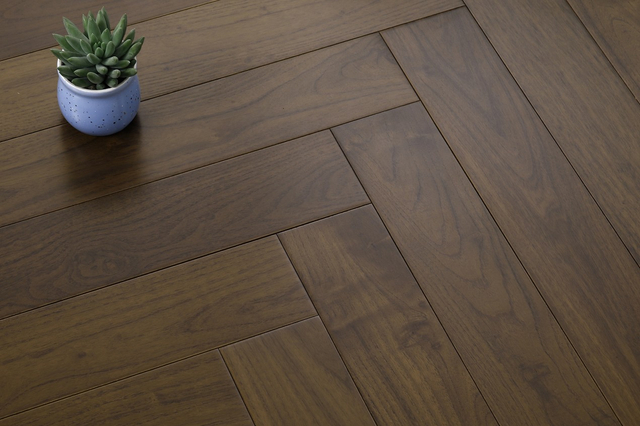 Деревянный пол Locust с несколькими стилями T&G 610 мм Внутренний пол из массива дерева