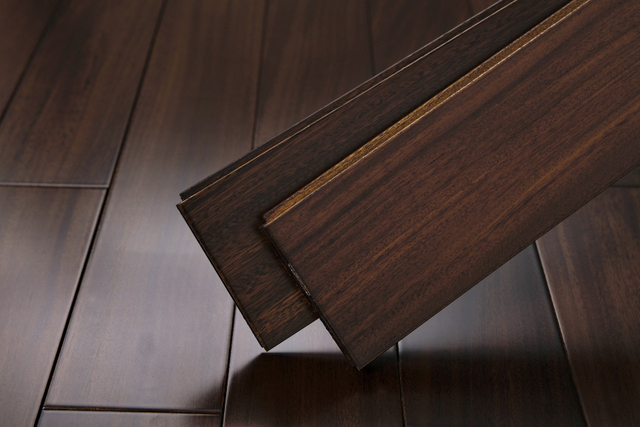 Цвет ореха для использования в помещении, износостойкий, влагостойкий пол из массива дерева 100% массив OKAN